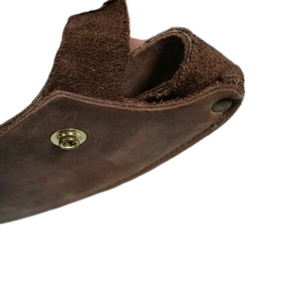 Axe Head Sheath Brown Leather Tool Cover Protection